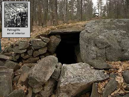 Observatorio. Esta fuera del área principal, como techo hay una losa de granito de varias toneladas. La entrada es de difícil acceso, por ella penetra la luz de la salida del sol del 1° de febrero haciendo foco en el petroglifo detallado. El 1° de febrero es una fecha de festividad celta.

