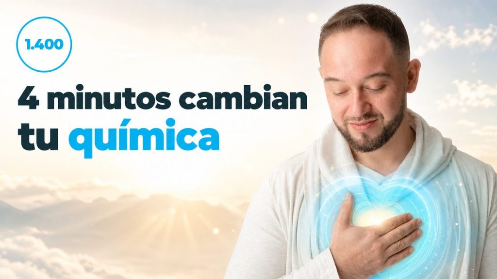 Rafael Guía con la mano en el pecho y luz en el corazón: 4 minutos cambian tu química